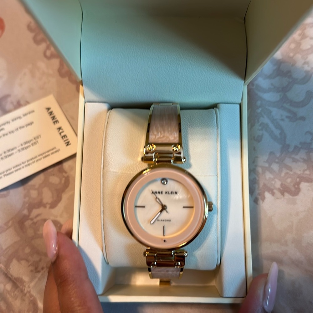 Anne Klein pink watch